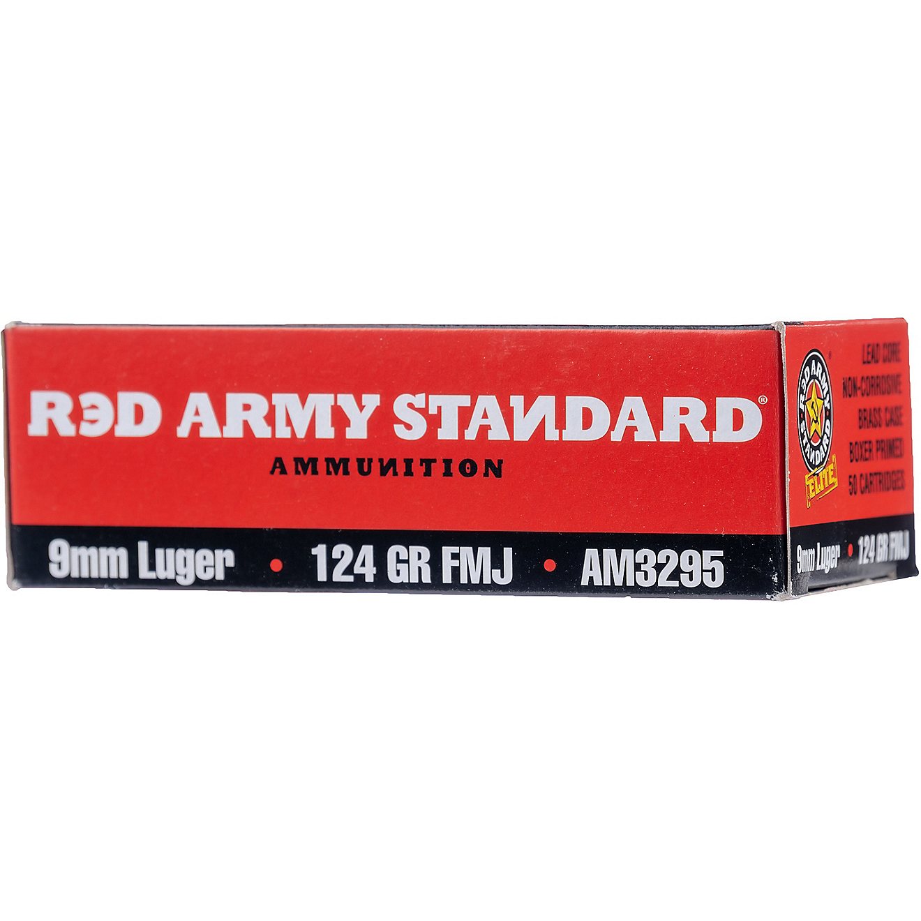 Red Army Standard Elite 9mm 124-Grain Full Metal Jacket Pistol Ammunition - 50 Rounds                                            - view number 2