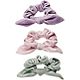 Layer 8 Girls' Velvet Bow Pastel Scrunchies 3-Pack                                                                               - view number 2 image