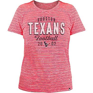 New Era Women's Houston Texans Space Dye T-shirt                                                                                