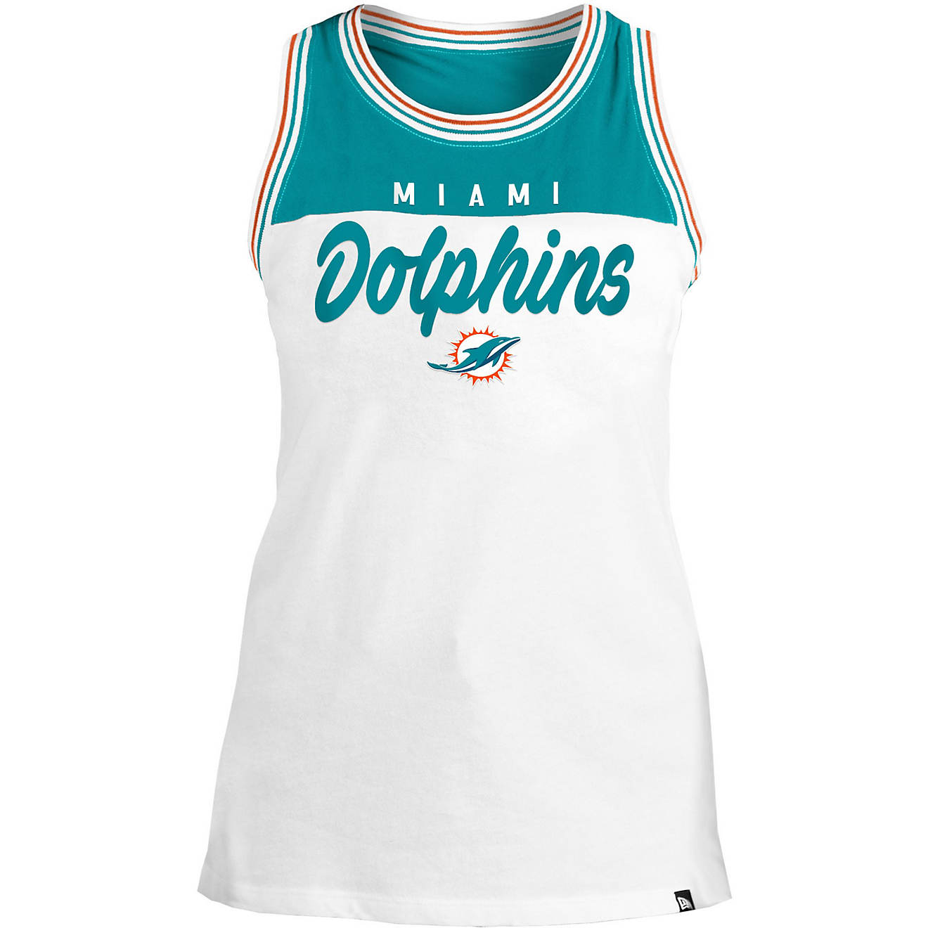 New Era Women's Miami Dolphins Jersey Tank Top                                                                                   - view number 1