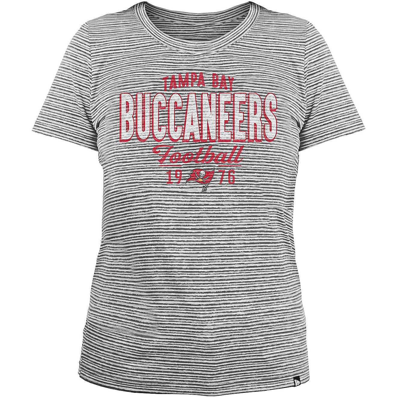 New Era Women's Tampa Bay Buccaneers Space Dye Short Sleeve T-shirt                                                              - view number 1