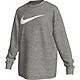 Nike Boys' Dri-FIT Leg Swoosh Extended Sizing Long Sleeve T-shirt                                                                - view number 2 image