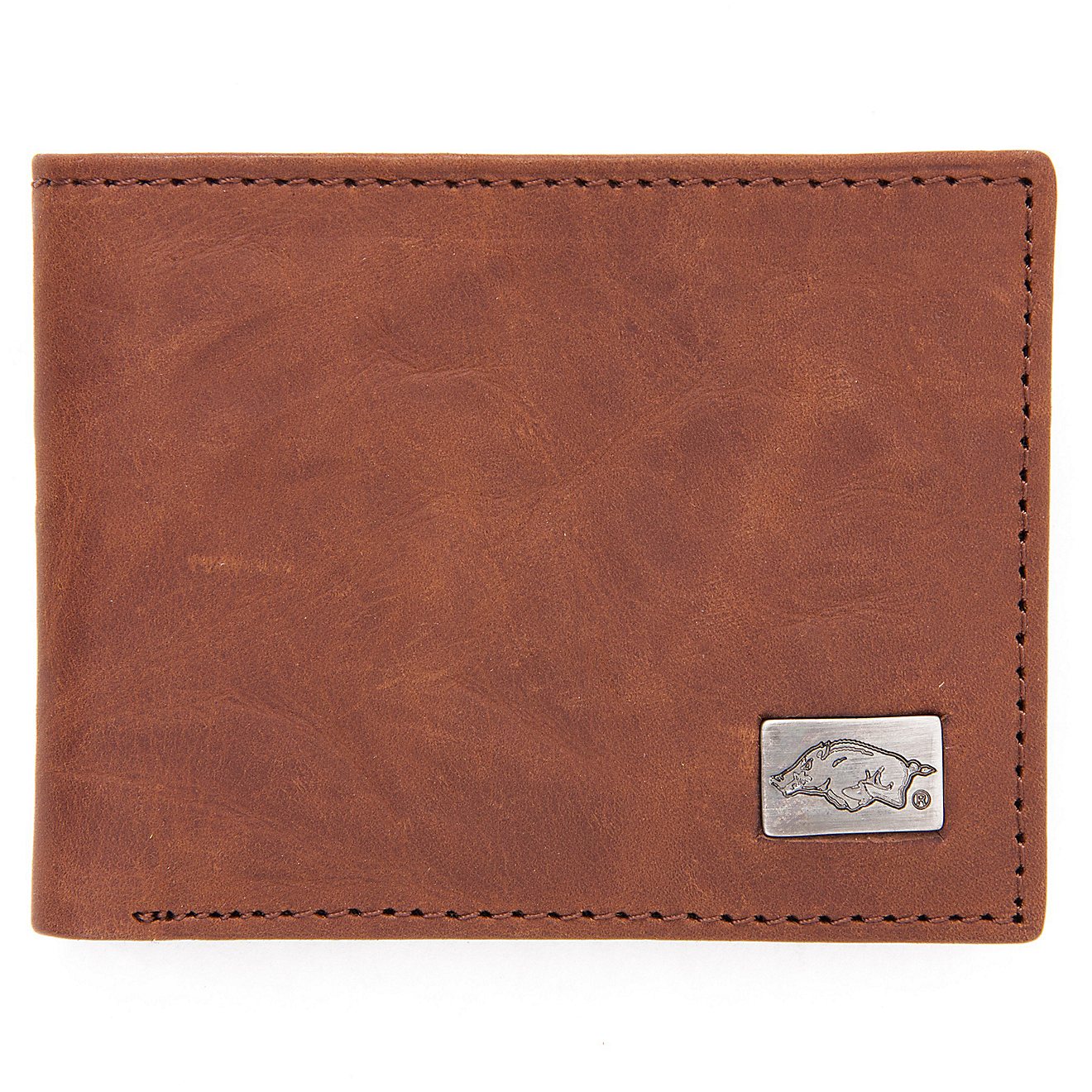 Eagles Wings University of Arkansas Leather Bi-Fold Wallet                                                                       - view number 1