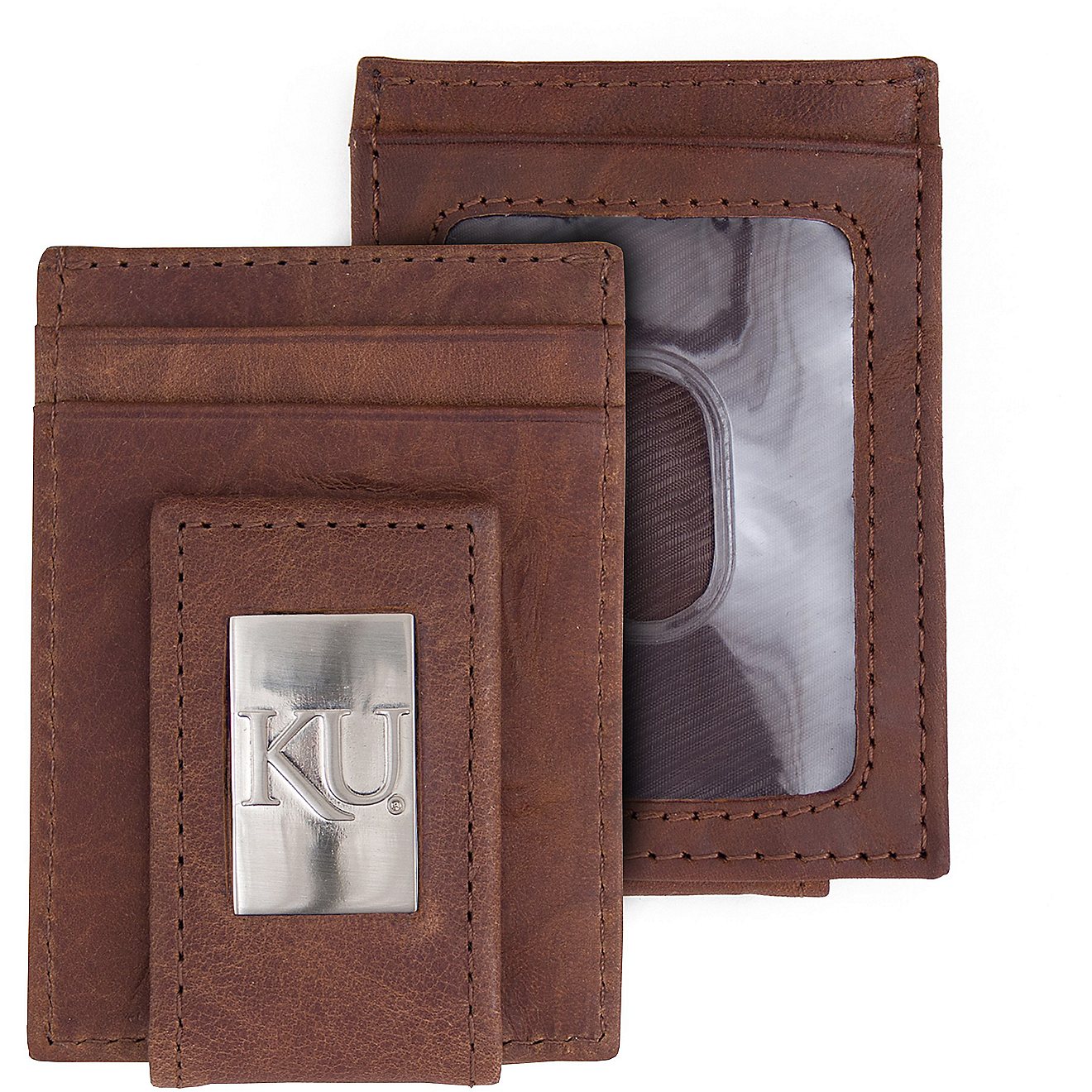 Eagles Wings Univeristy of Kansas Leather Flip Wallet                                                                            - view number 1