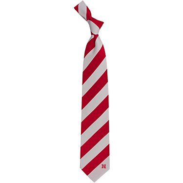 Eagles Wings University of Nebraska Regiment Woven Neck Tie
