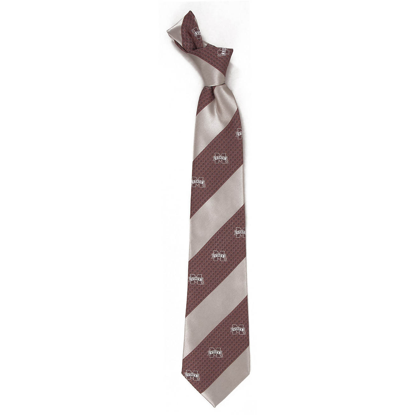 Eagles Wings Mississippi State University Geo Stripe Tie                                                                         - view number 1