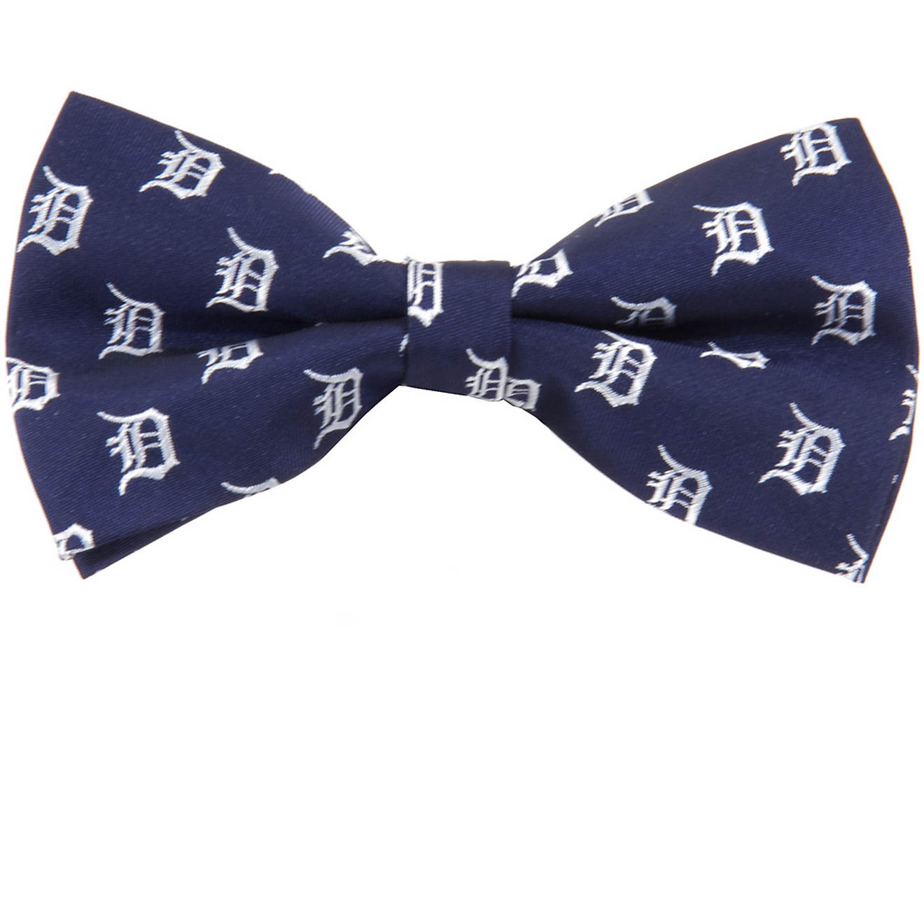 Eagles Wings Detroit Tigers Woven Polyester Repeat Bow Tie                                                                       - view number 1