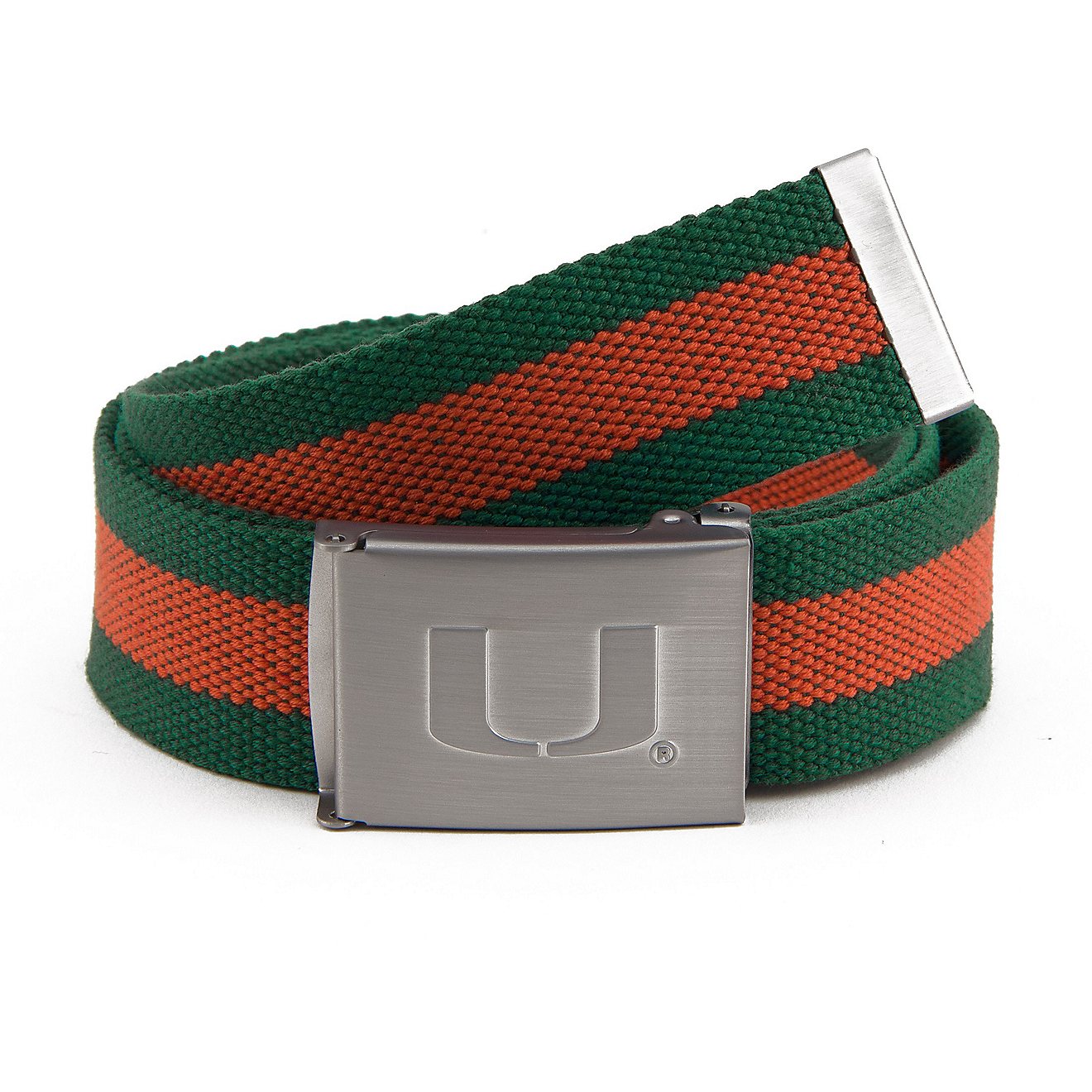 Eagles Wings University of Miami Fabric Belt                                                                                     - view number 1