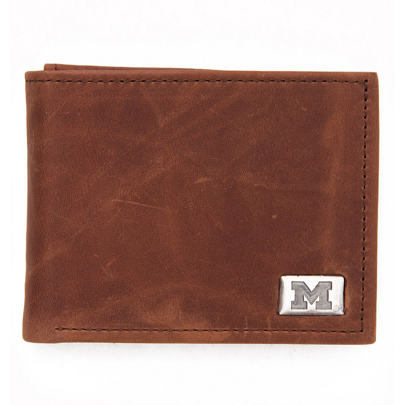 Eagles Wings University of Michigan Leather Bi-Fold Wallet                                                                       - view number 1