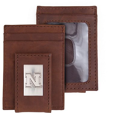 Eagles Wings University of Nebraska Leather Flip Wallet