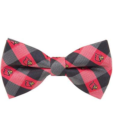 Eagles Wings University of Louisville Woven Polyester Checkered Bow Tie                                                         