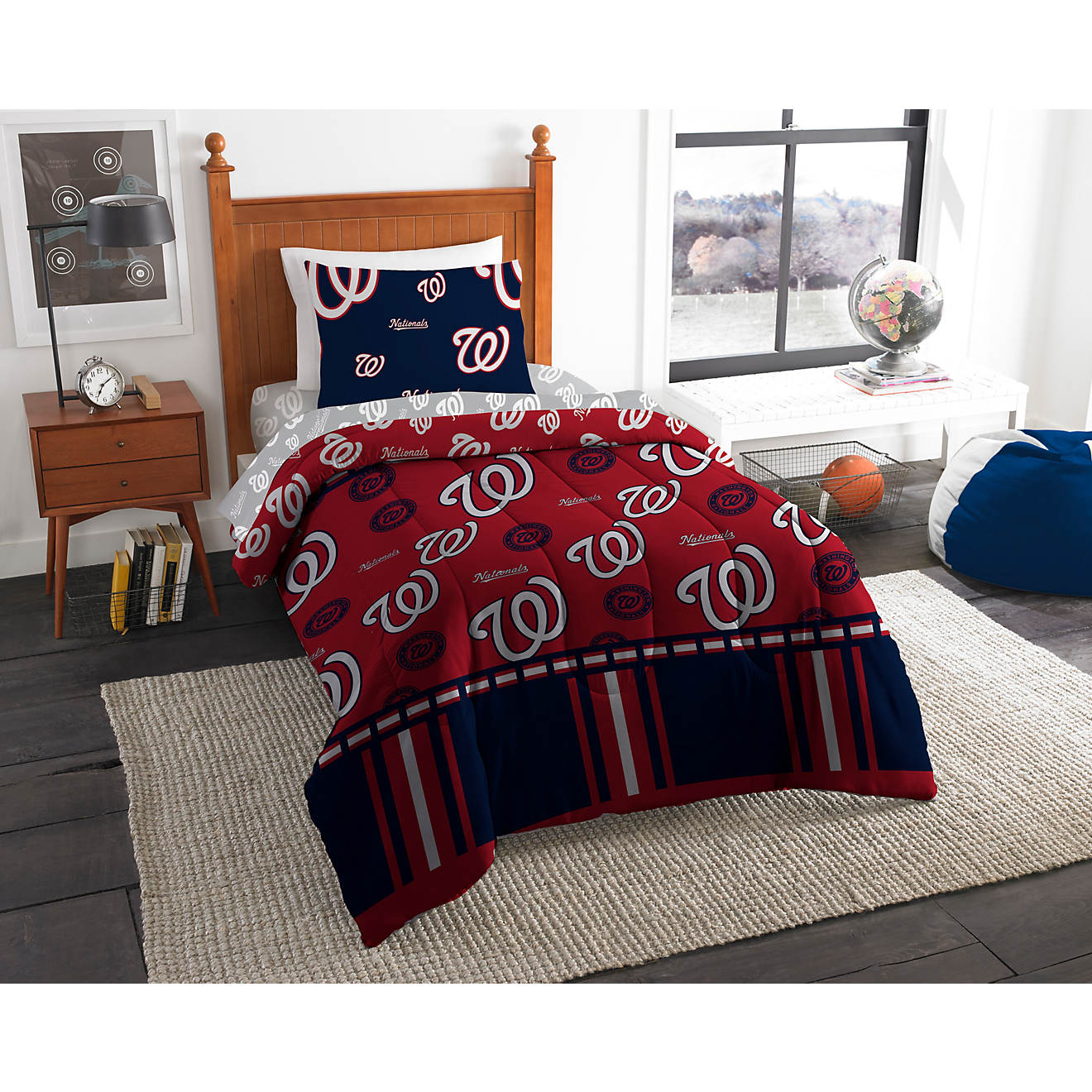 Northwest Washington Nationals Twin Bed In A Bag Set                                                                             - view number 1