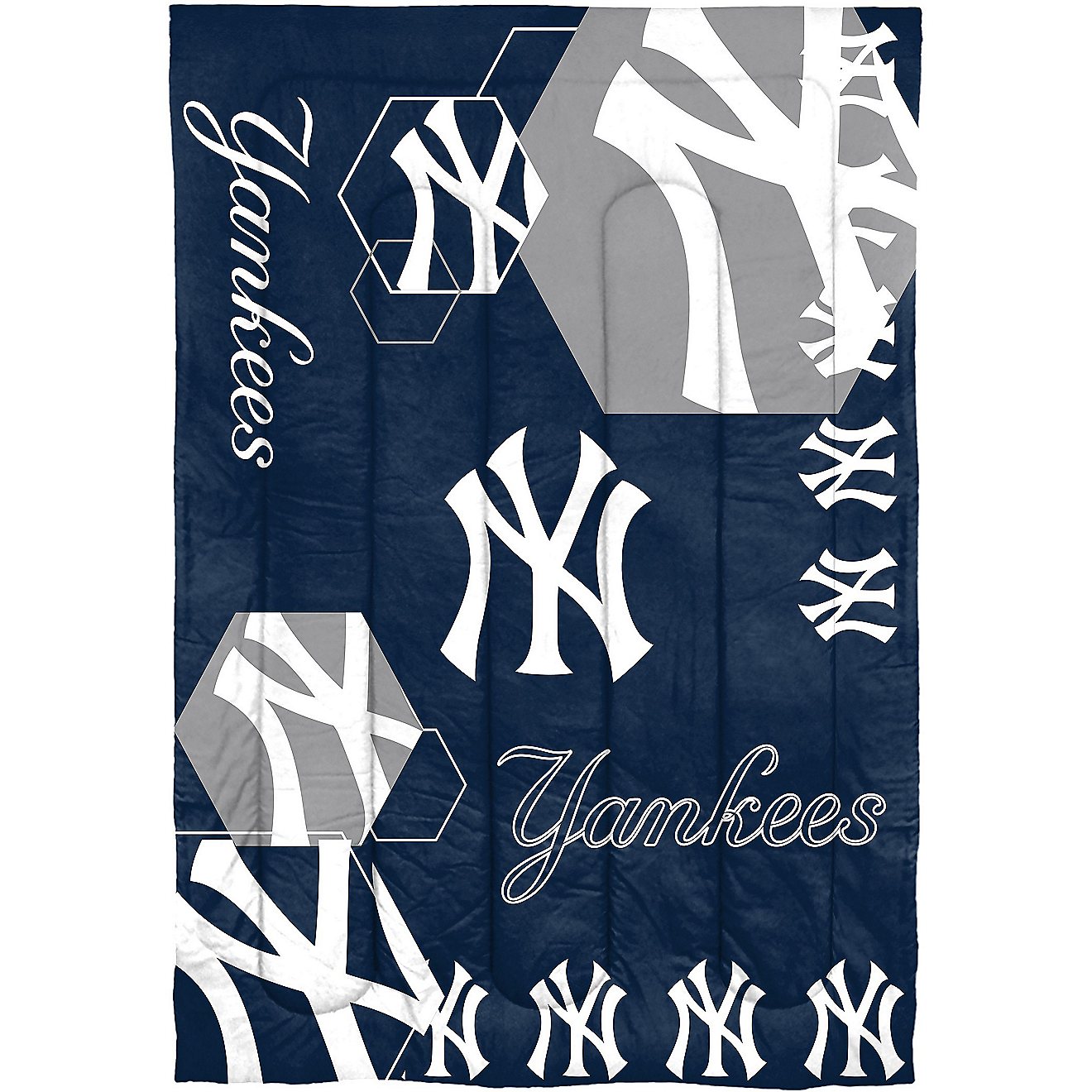 Northwest New York Yankees Hexagon 64 in x 86 in Twin Comforter Set                                                              - view number 2