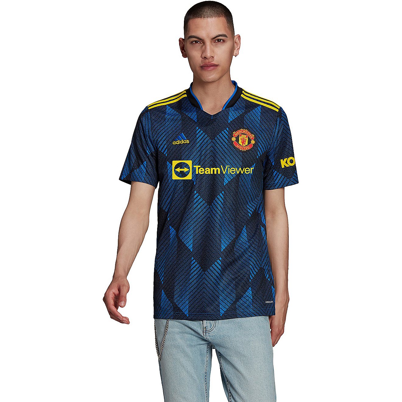 adidas Men's Manchester United 21/22 Third Jersey                                                                                - view number 1