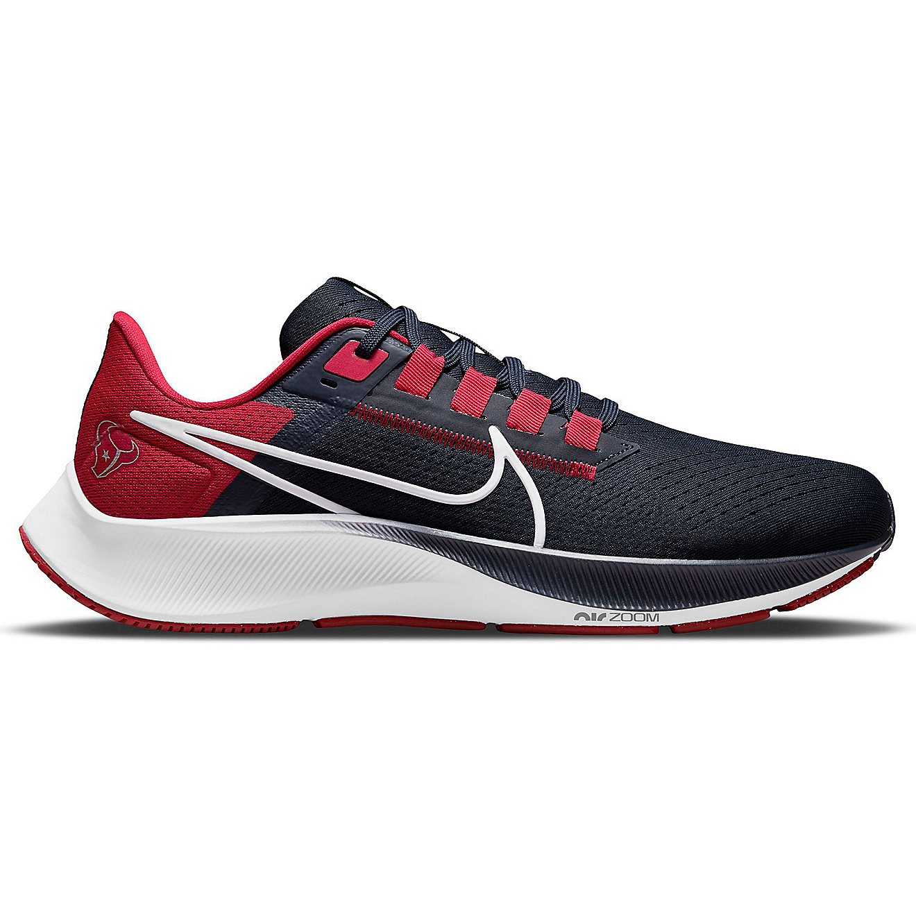 Nike Men's Houston Texans Air Zoom Pegasus 38 Running Shoes                                                                      - view number 1
