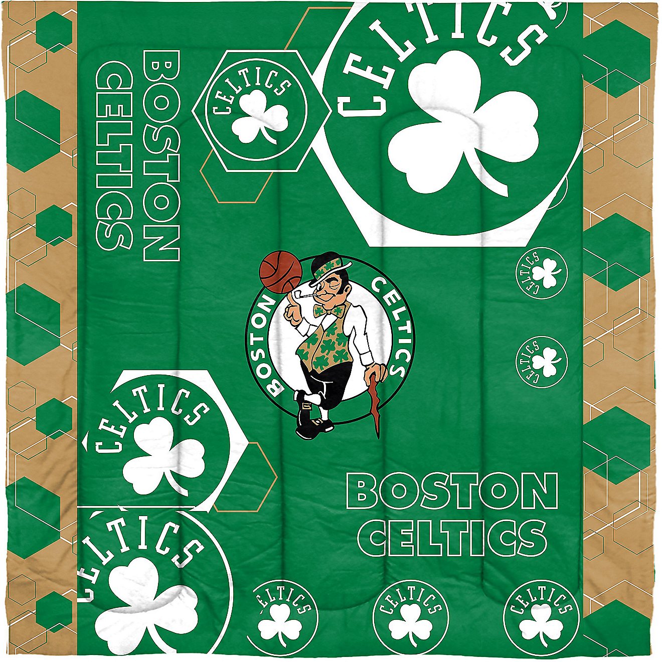 Northwest Boston Celtics Hexagon Full/Queen Comforter Set                                                                        - view number 2