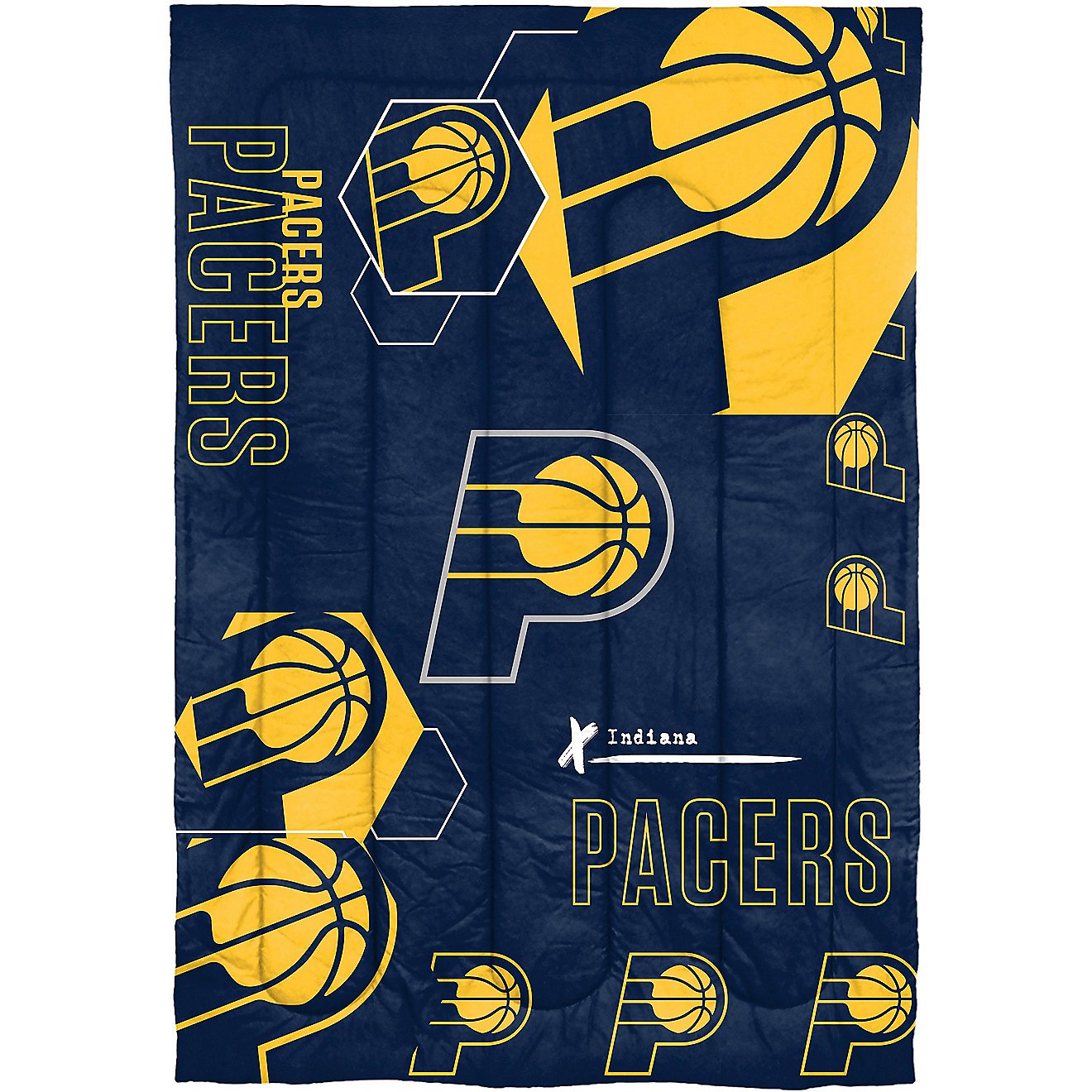 The Northwest Company Indiana Pacers Hexagon Twin Comforter and Sham Set                                                         - view number 2