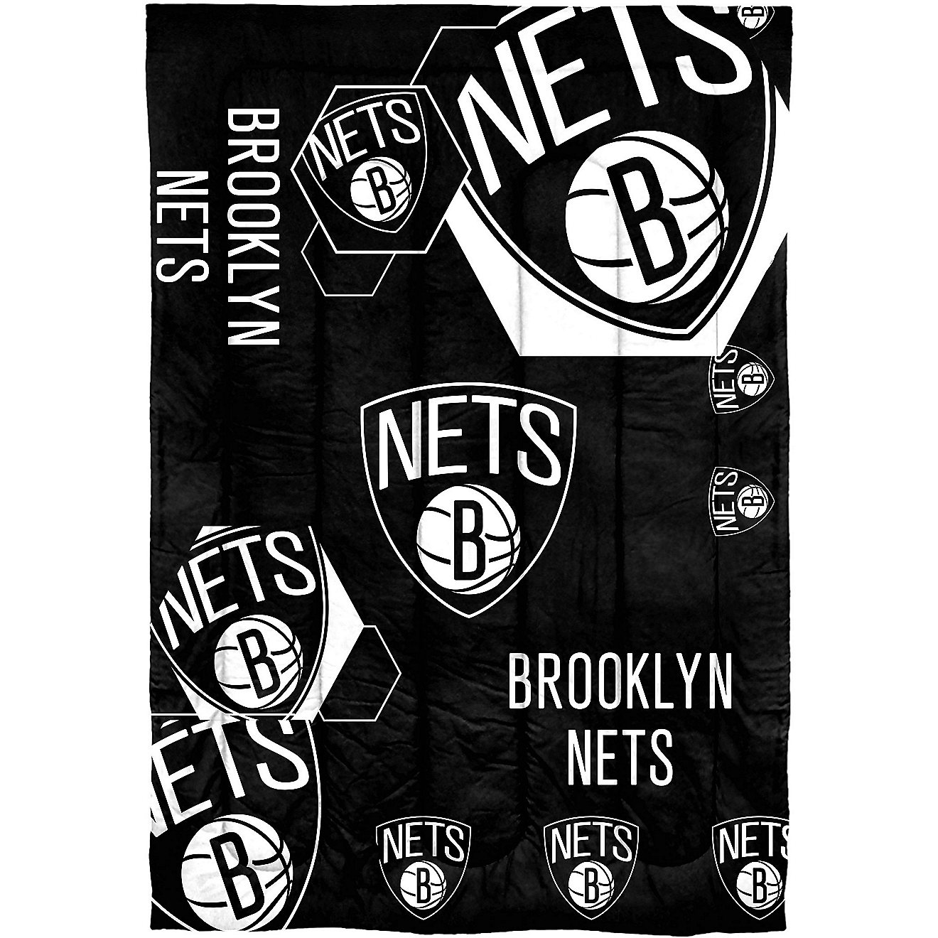 The Northwest Company Brooklyn Nets Hexagon Twin Comforter and Sham Set                                                          - view number 2