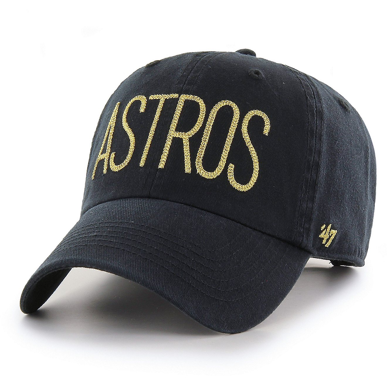 ‘47 Houston Astros Women’s Shimmer Text Clean Up Cap                                                                         - view number 1