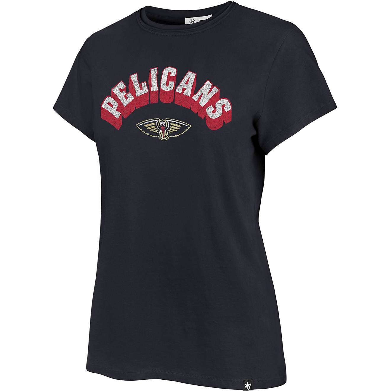 '47 Women's New Orleans Pelicans Drop Shadow Frankie Short Sleeve T-shirt                                                        - view number 1