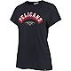 '47 Women's New Orleans Pelicans Drop Shadow Frankie Short Sleeve T-shirt                                                        - view number 1 image