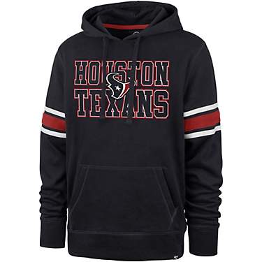 '47 Houston Texans Sleeve Stripe Hoodie                                                                                         