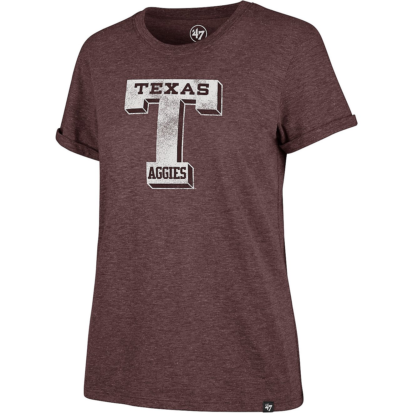 '47 Women's Texas A&M University Match Triblend Hero T-shirt                                                                     - view number 1