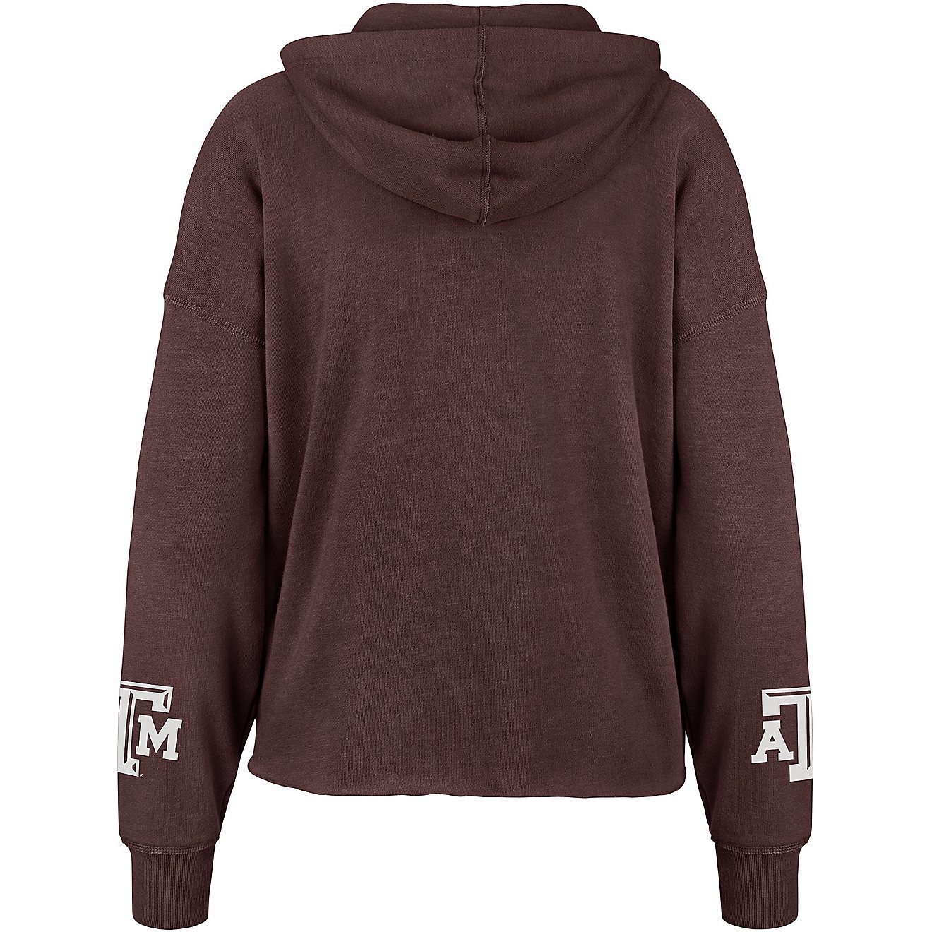 '47 Women's Texas A&M University Olivia Ivy Cut Off Hoodie                                                                       - view number 2