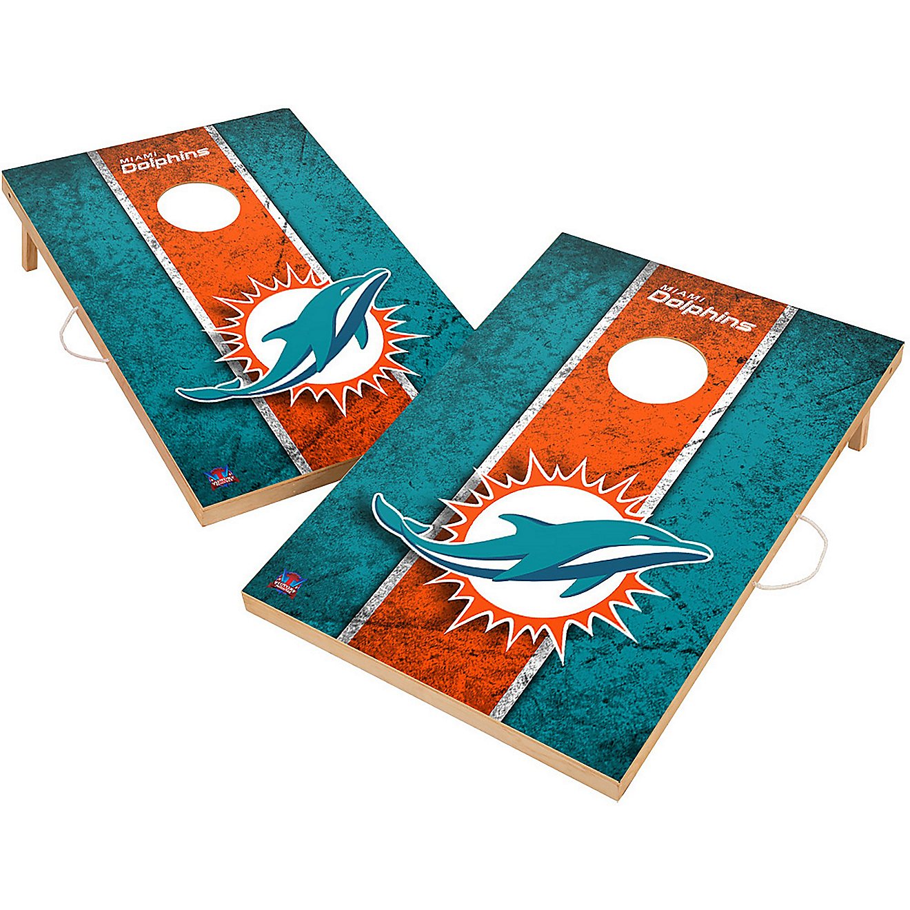 Victory Tailgate Miami Dolphins 2 ft x 3 ft Solid Wood Cornhole Set                                                              - view number 1