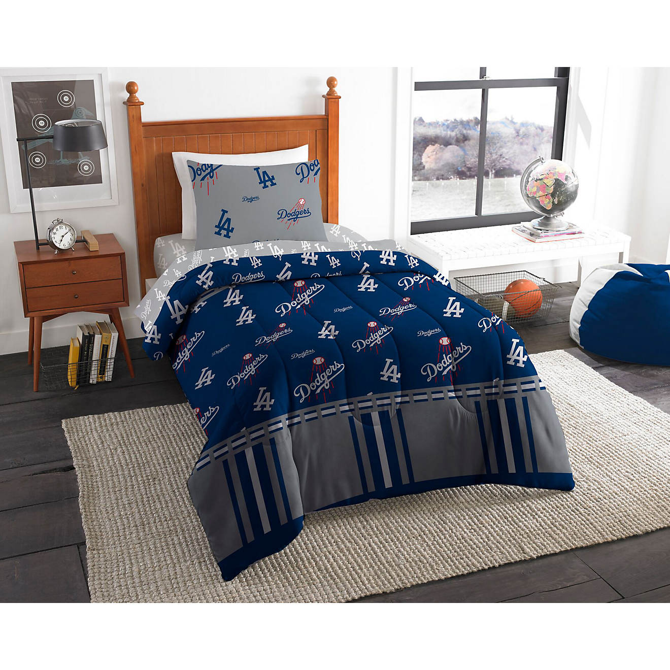 Northwest Los Angeles Dodgers Bed In A Bag Twin Set                                                                              - view number 1