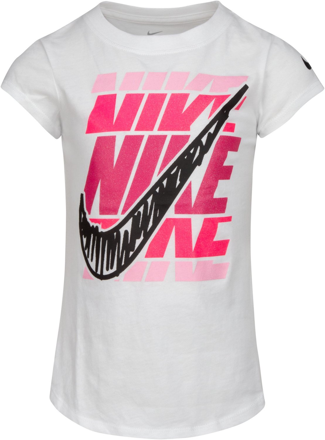 Nike Girls' Scribble Block Graphic Tshirt Academy
