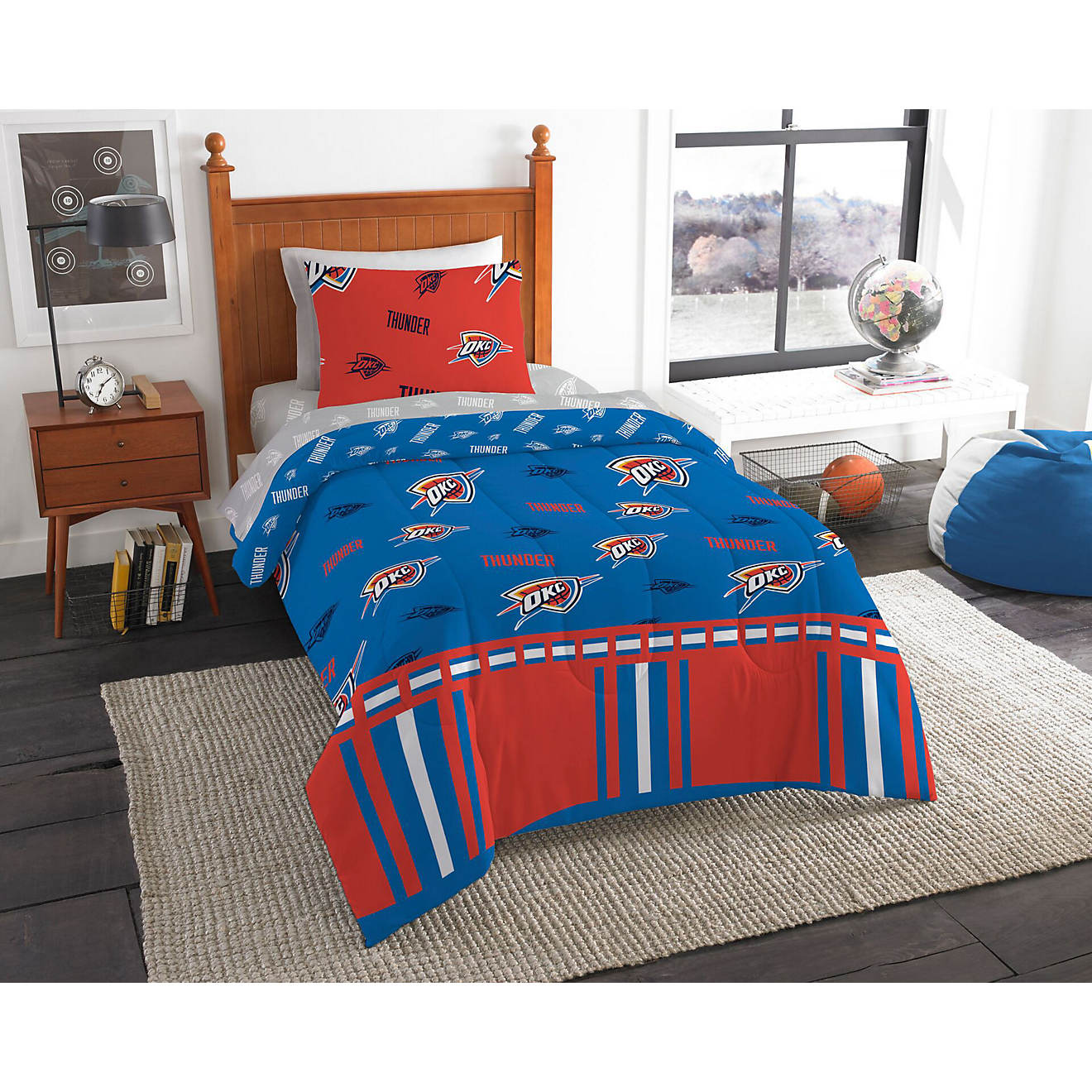 Northwest Oklahoma City Thunder Twin Bed Set                                                                                     - view number 1