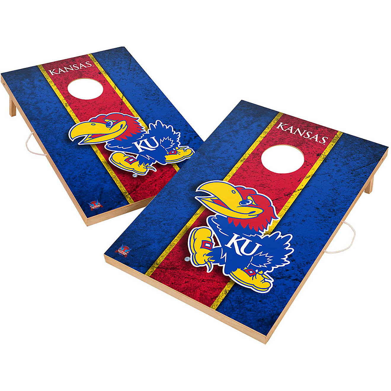 Victory Tailgate University of Kansas 2 ft x 3 ft Solid Wood Cornhole Set                                                        - view number 1