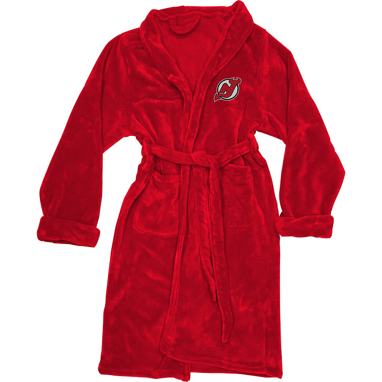 The Northwest Company Men's New Jersey Devils Silk Touch Bathrobe                                                                - view number 1