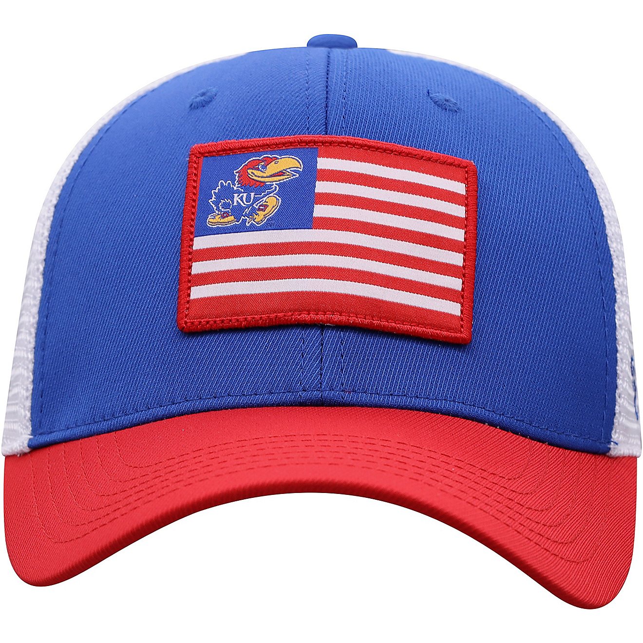Top of the World Men's University of Kansas Pedigree One Fit Cap                                                                 - view number 3