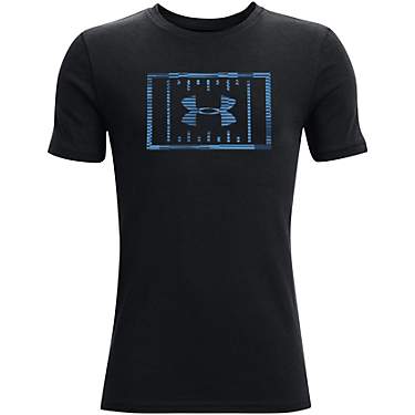 Under Armour Boys' Football Field Logo Short Sleeve T-shirt                                                                     