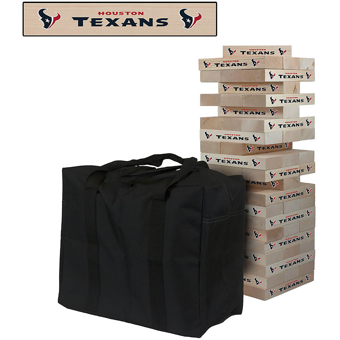 Victory Tailgate Houston Texans Giant Tumble Tower Game                                                                          - view number 1