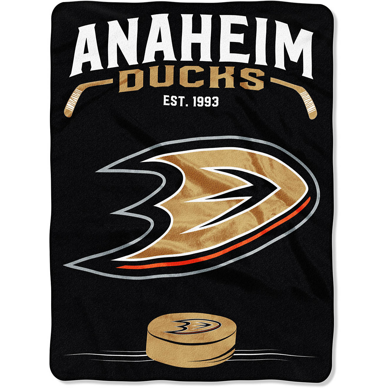 The Northwest Company Anaheim Ducks Jersey Raschel Throw Blanket                                                                 - view number 1