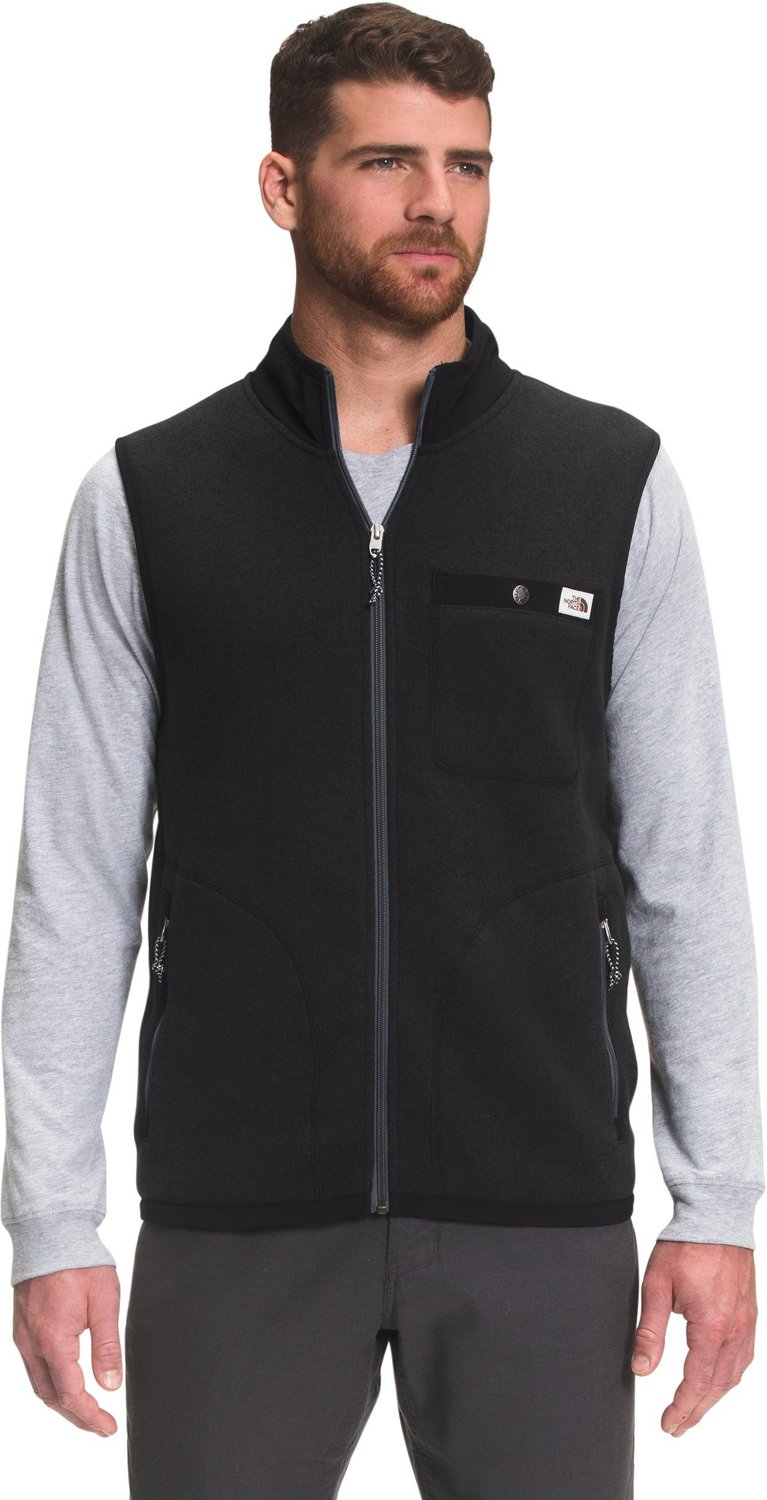 north face mens vest fleece