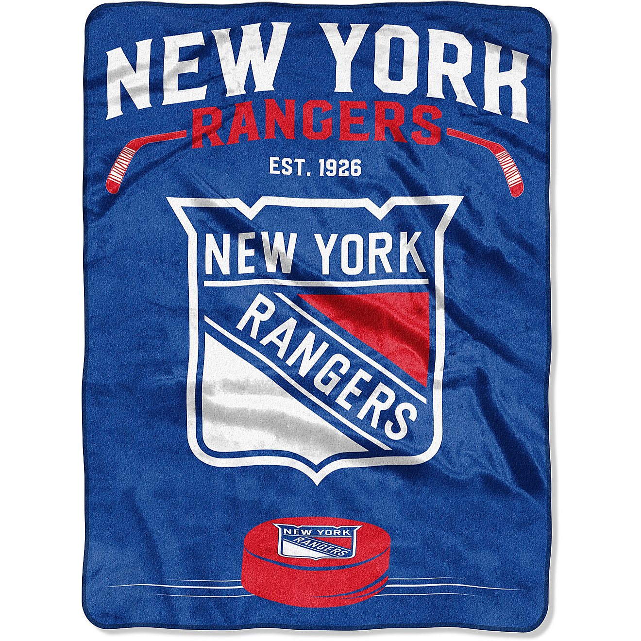 The Northwest Company New York Rangers Jersey Raschel Throw Blanket                                                              - view number 1