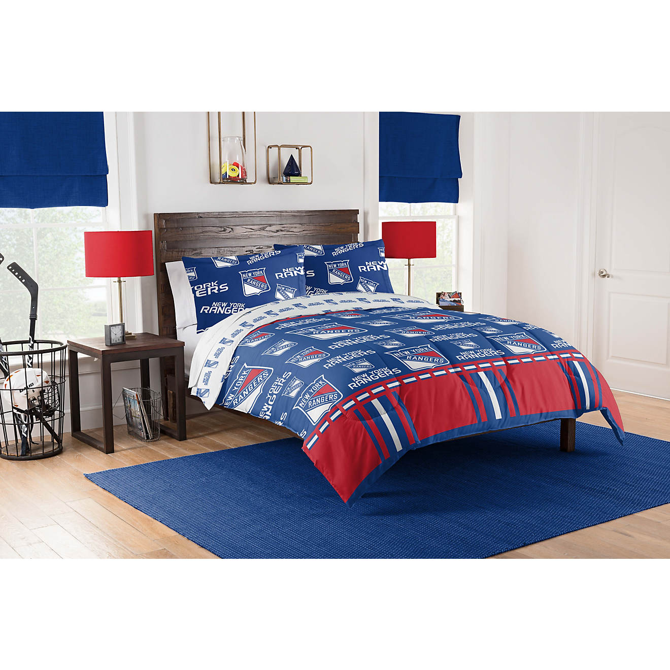 Northwest New York Rangers Rotary Full Bed Set                                                                                   - view number 1