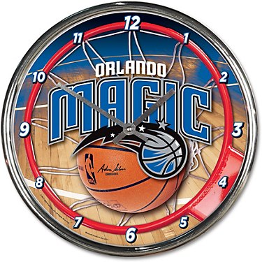 WinCraft Orlando Magic Chrome Clock