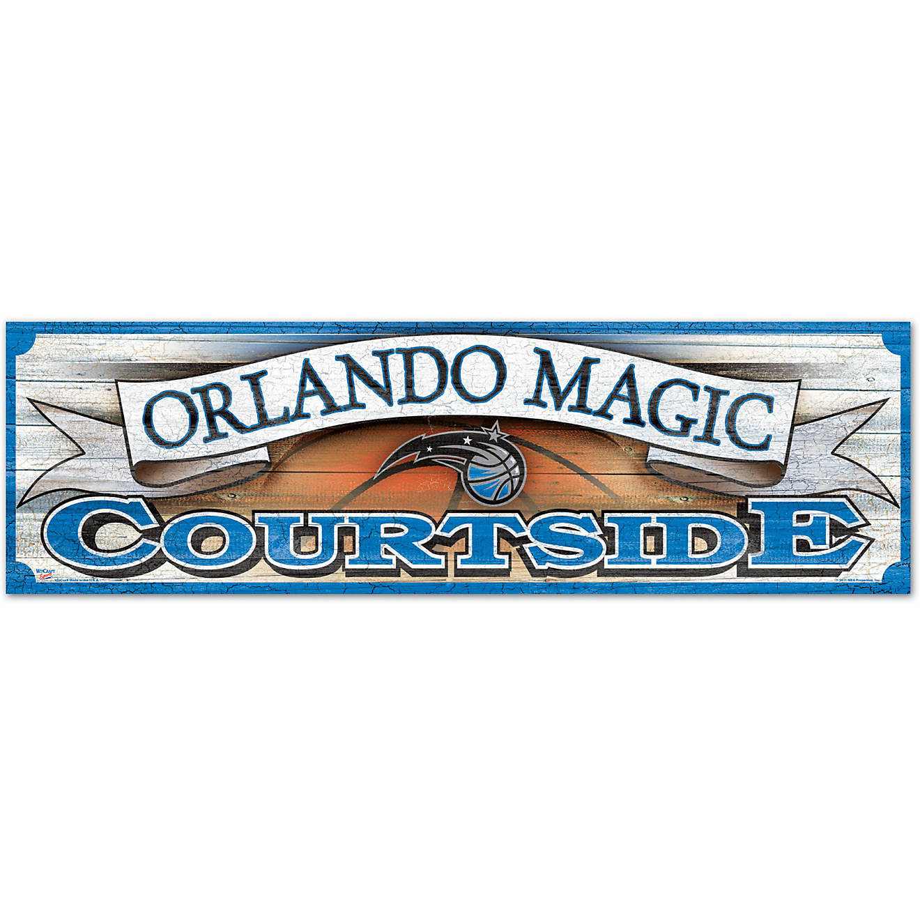 WinCraft Orlando Magic 11 in x 17 Wood Sign                                                                                      - view number 1