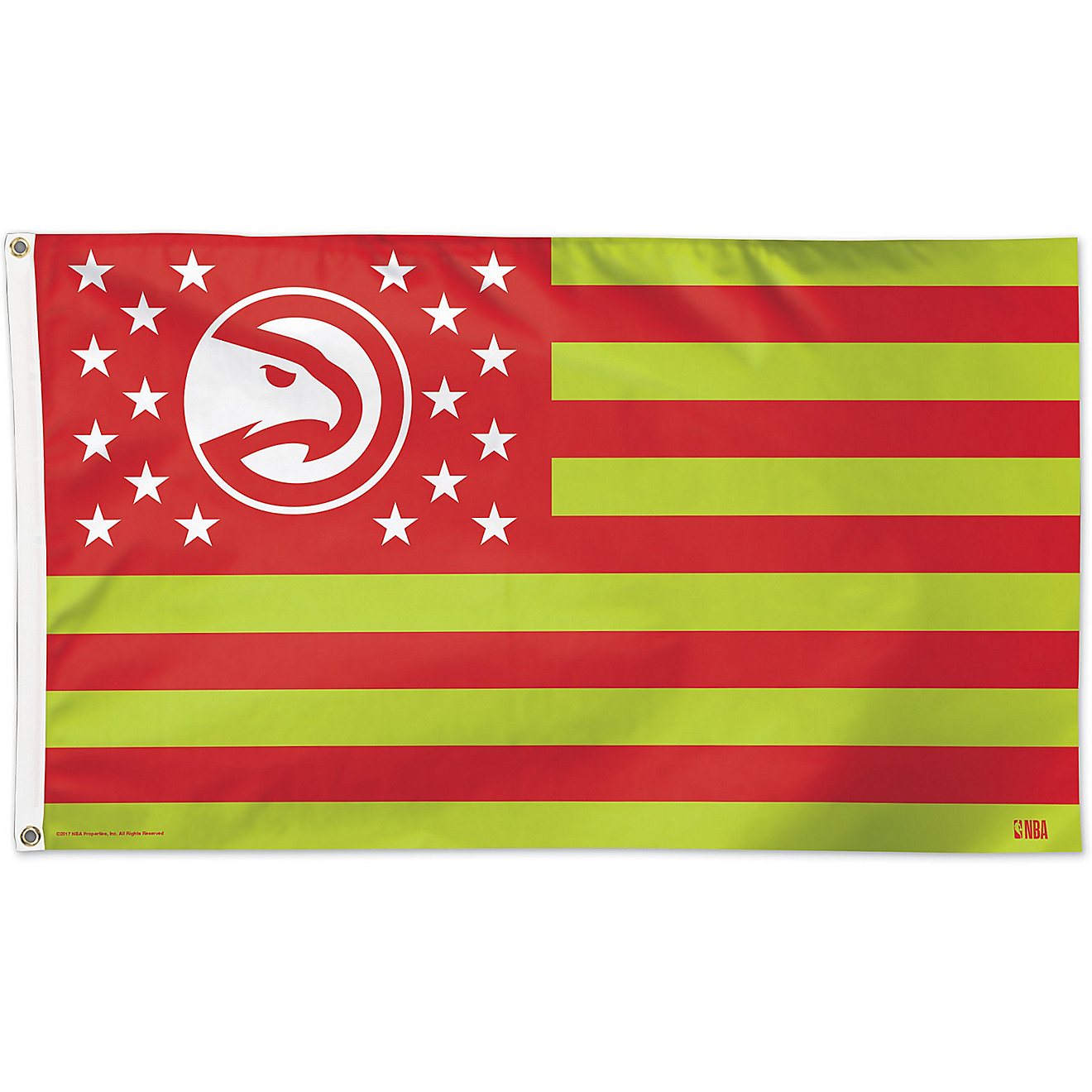 WinCraft Atlanta Hawks Deluxe 3 ft x 5 ft Flag                                                                                   - view number 1