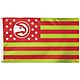 WinCraft Atlanta Hawks Deluxe 3 ft x 5 ft Flag                                                                                   - view number 1 image