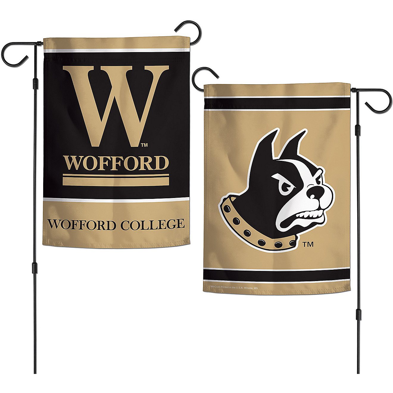 WinCraft Wofford College 12.5 in. x 18 in 2-Sided Garden Flag                                                                    - view number 1