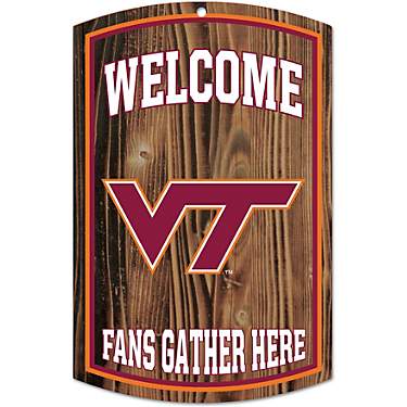 WinCraft Virginia Tech 11 in x 17 in Wood Sign                                                                                  