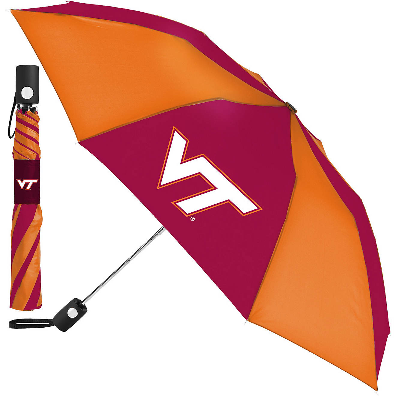 WinCraft Virginia Tech Auto Folding Umbrella                                                                                     - view number 1