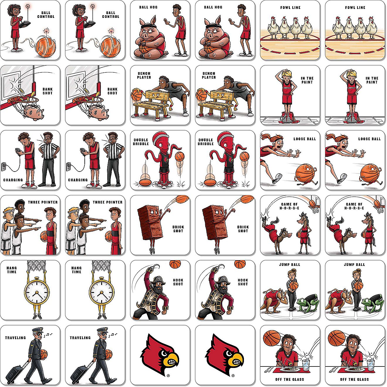 YouTheFan University of Louisville Memory Match Game                                                                             - view number 2