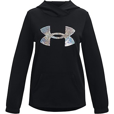 Under Armour Girls' Armour Fleece Sequin Logo Hoodie